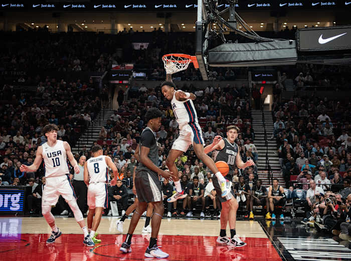 Nike Hoop Summit men's game April 8 2023 Taylor Balkom 6